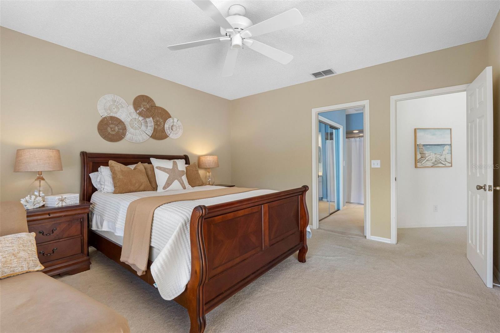 ... Master Bedroom Looking Towards En- Suite Bathroom.