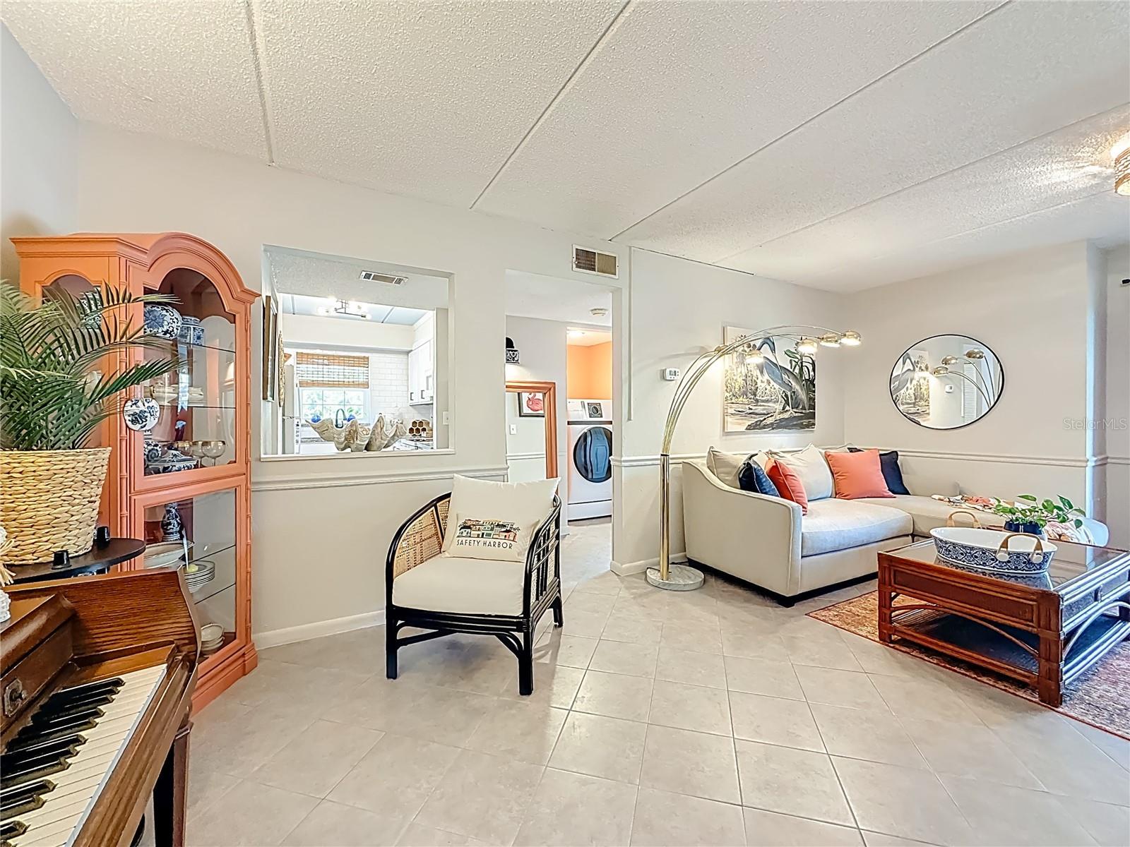 dining room looking into kitchen