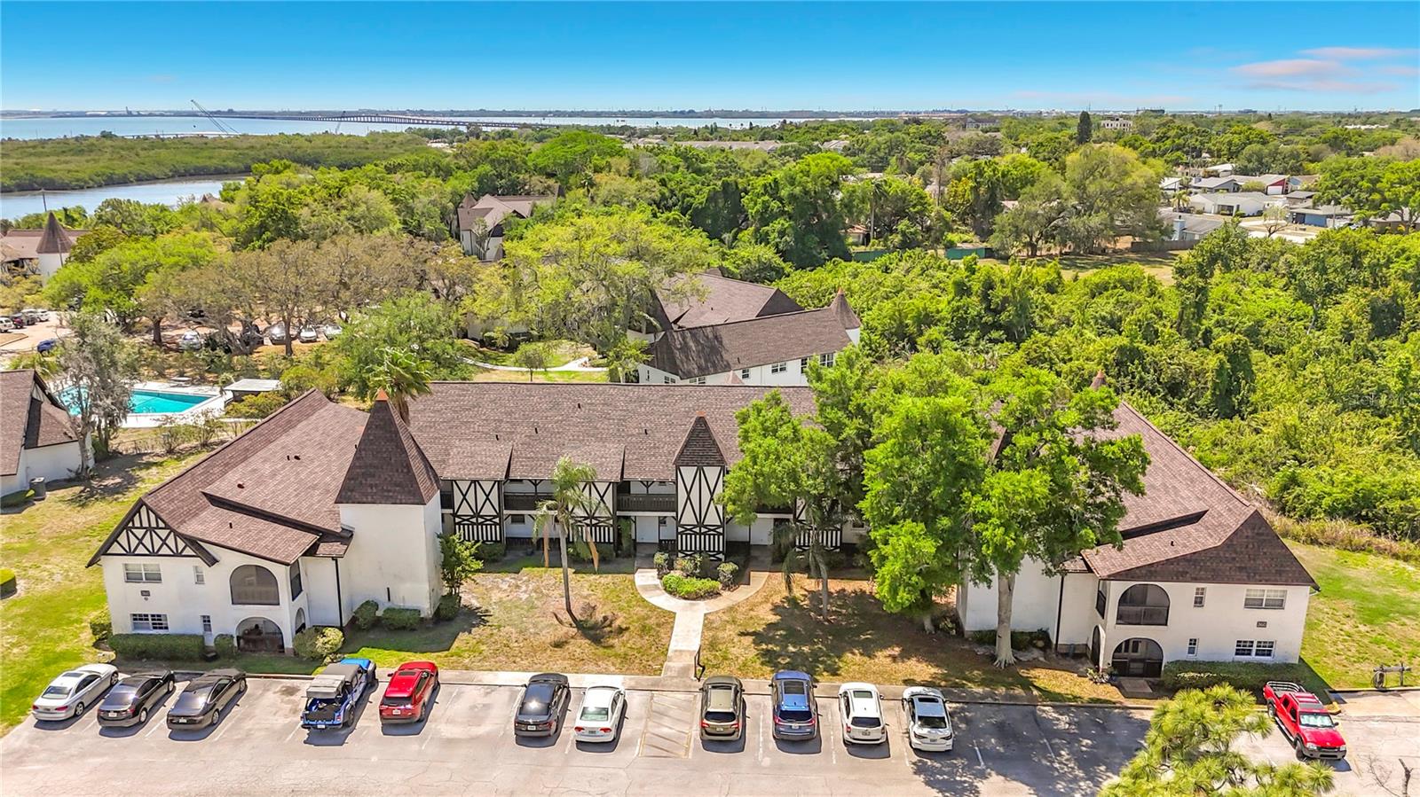 front of building & parking lot