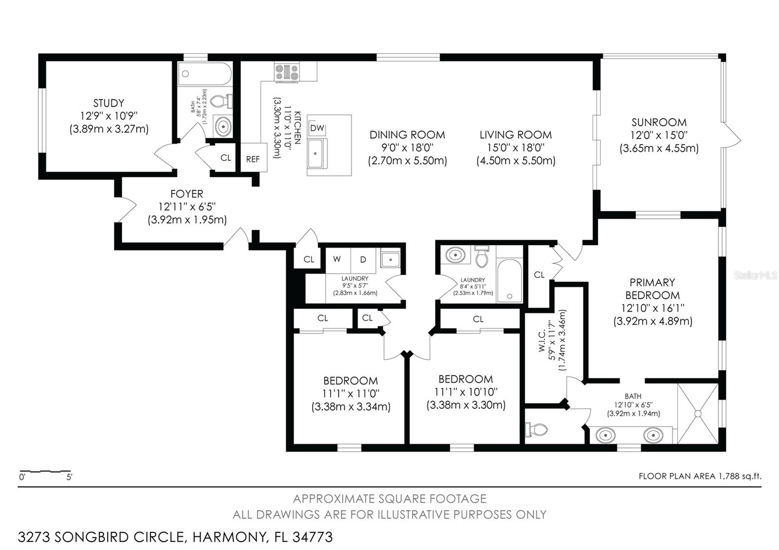 3273 SONGBIRD CIR, HARMONY, FL, 34773