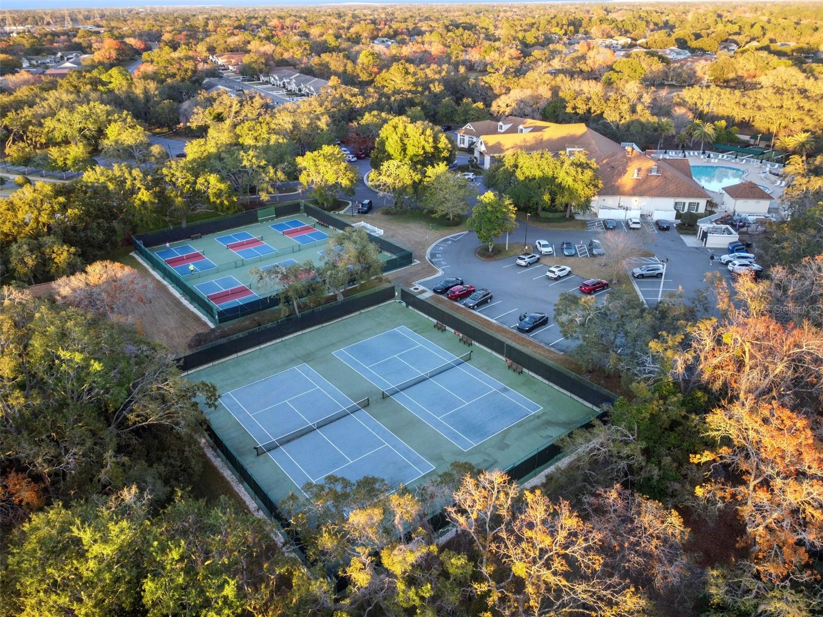 aerial tennis courts