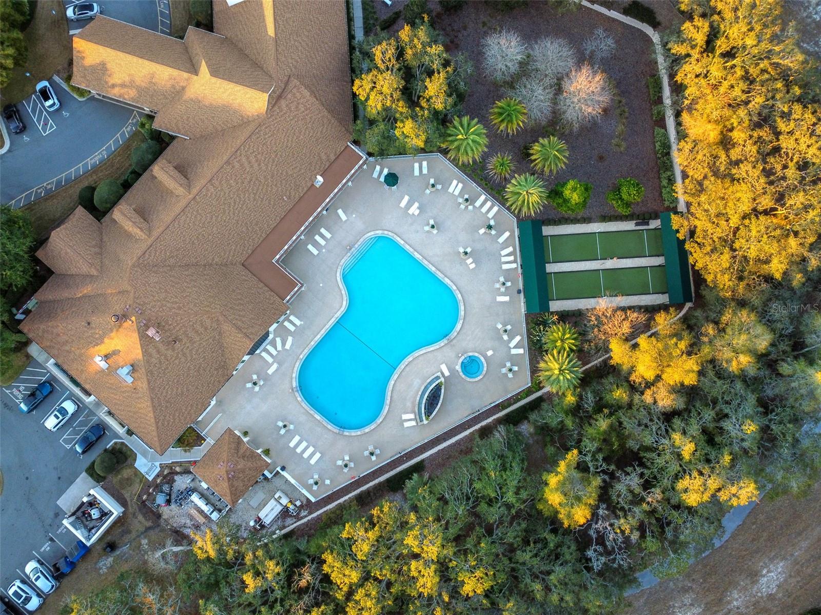 aerial pool