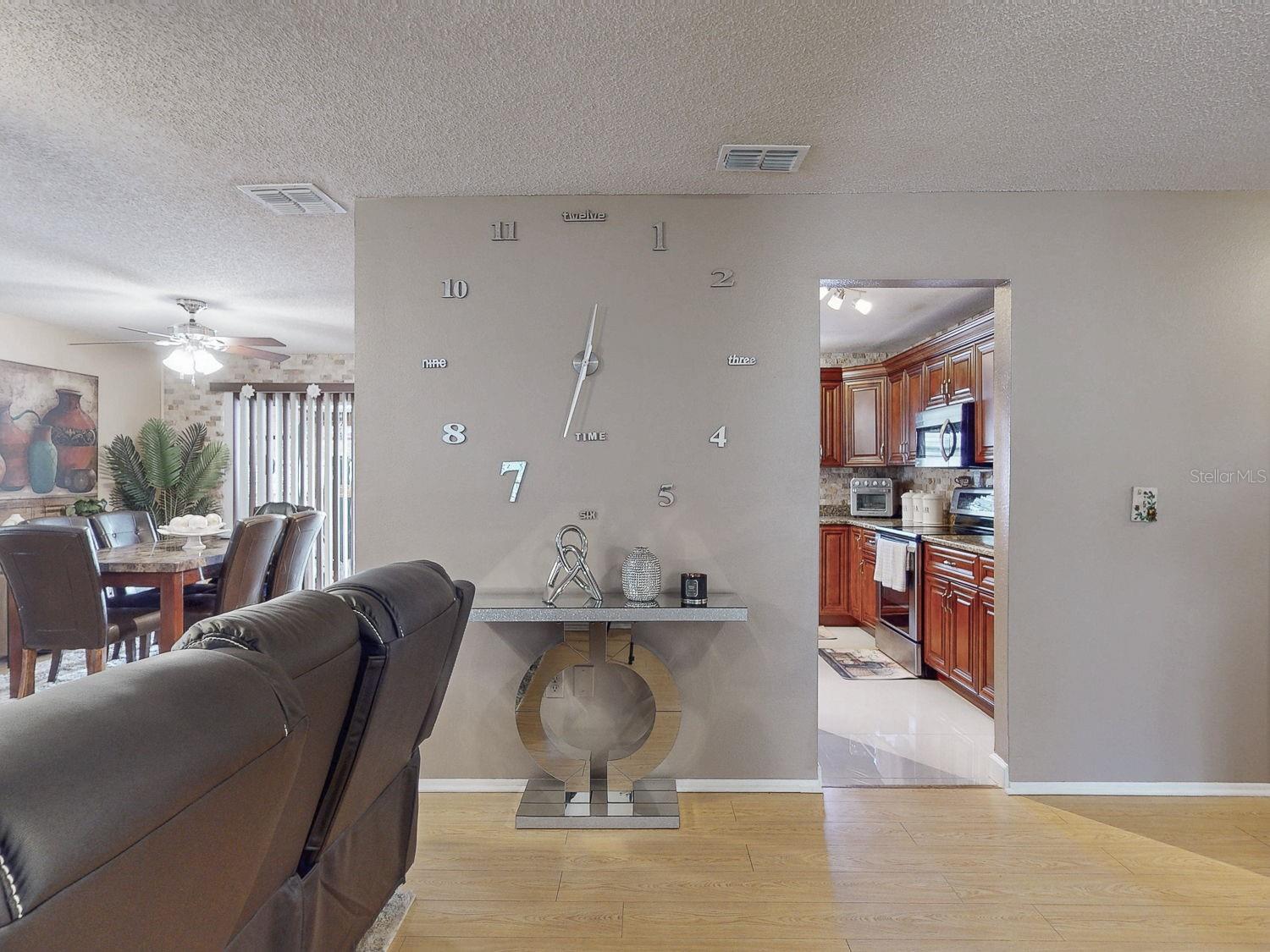 Living room & kitchen