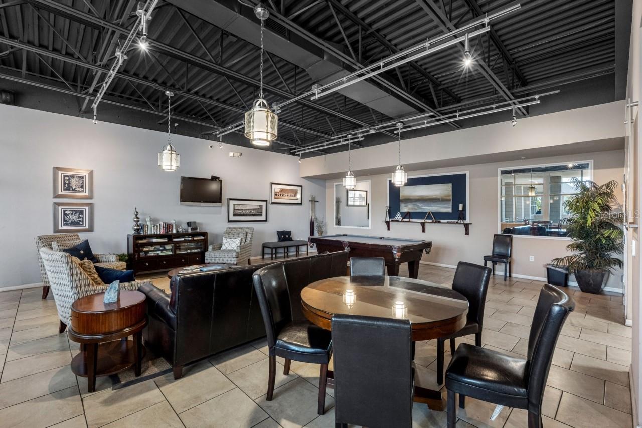 Captin's Lounge area - can be reserved for parties/events.