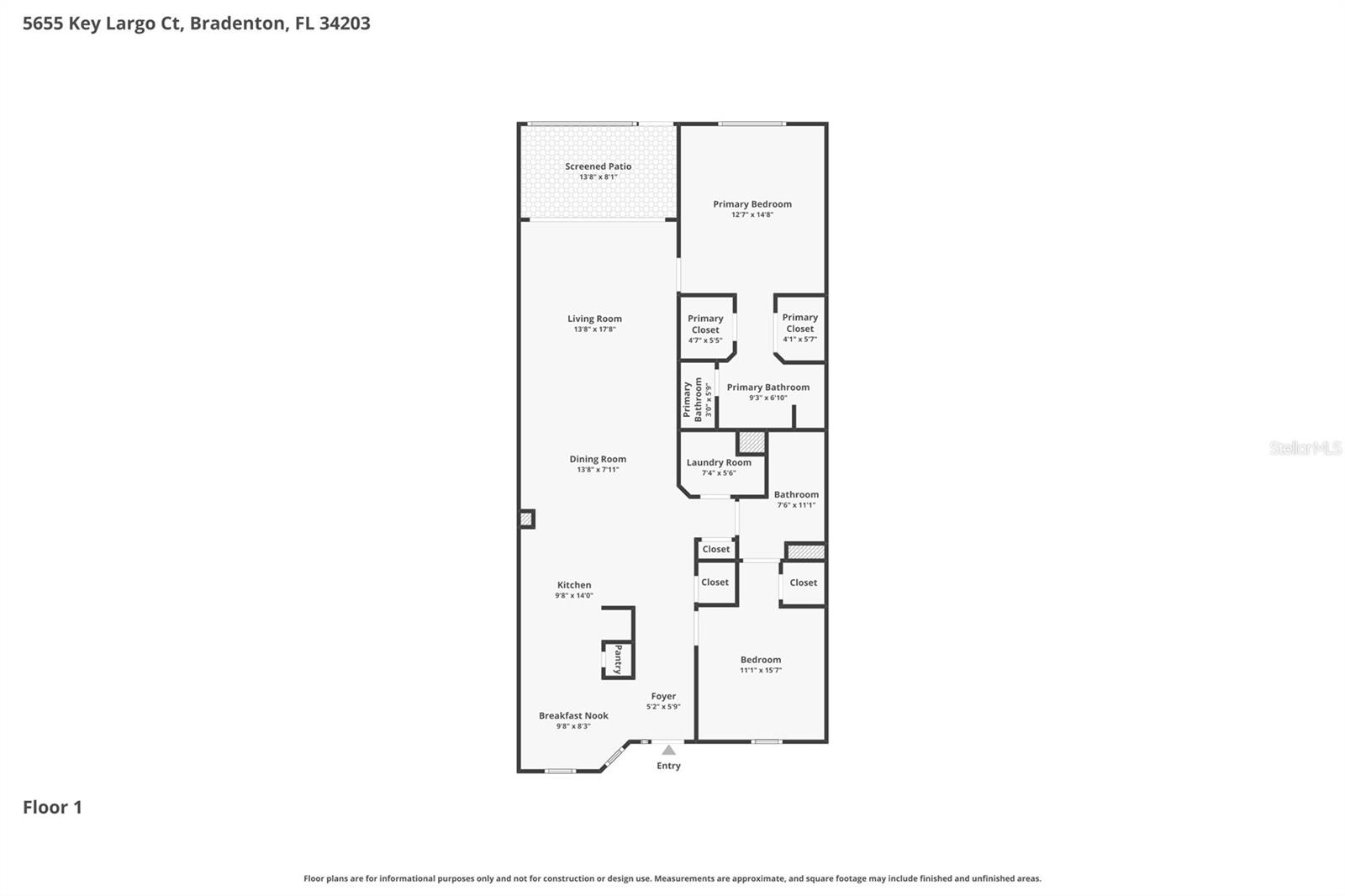 5655 KEY LARGO CT #5655, BRADENTON, FL, 34203