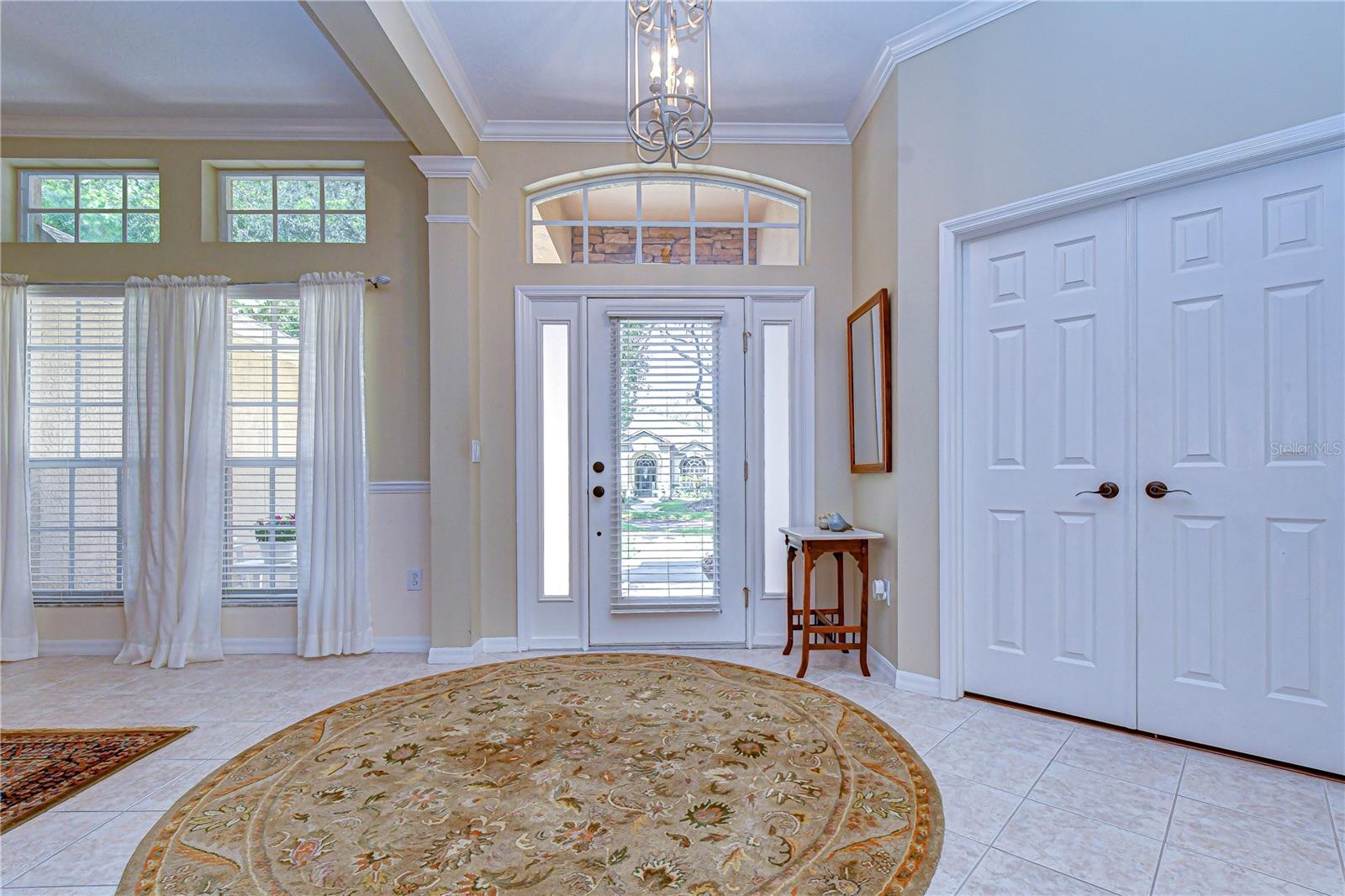 Walk through the front door and you are greeted with an open, bright foyer!