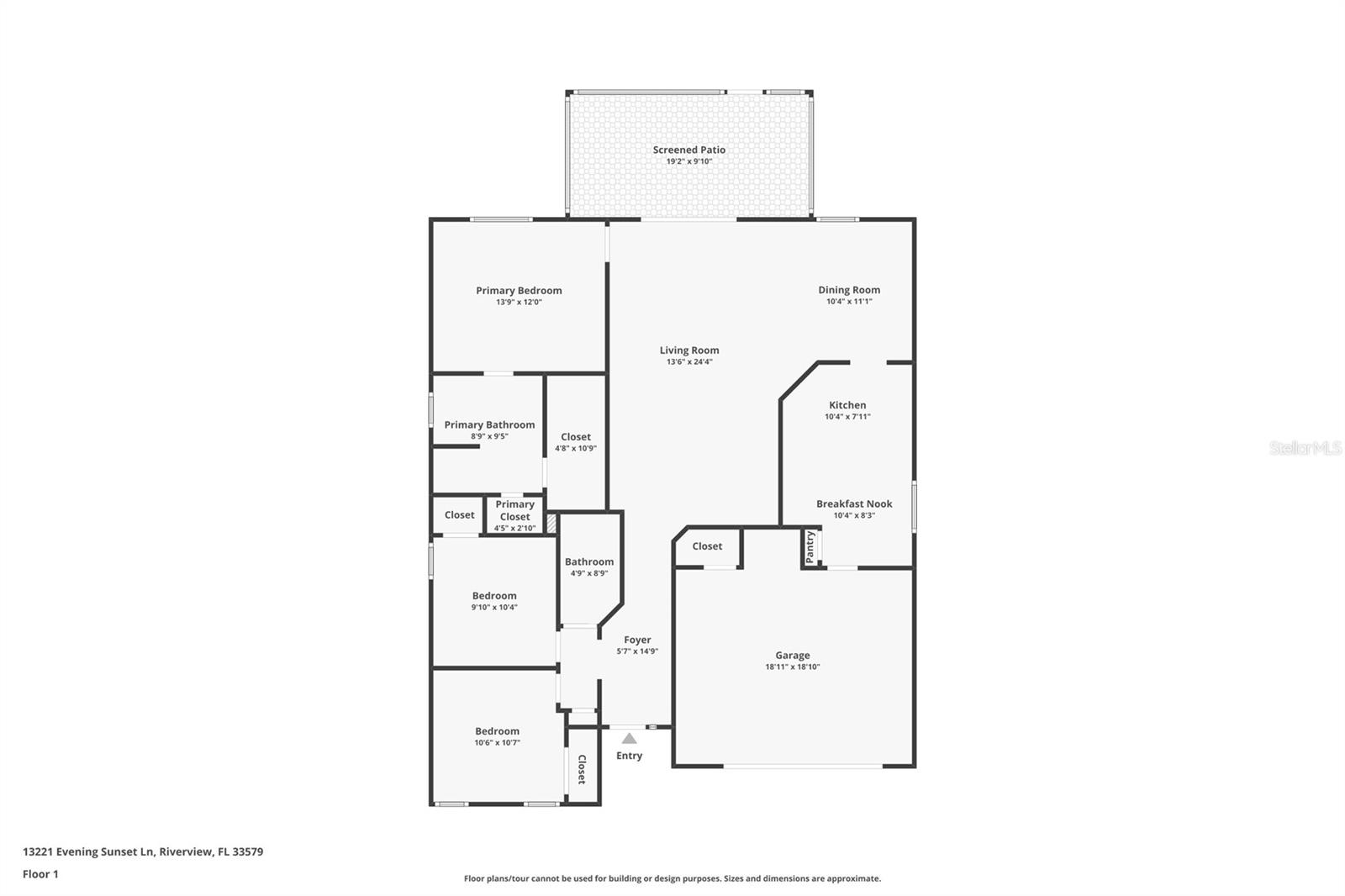 13221 EVENING SUNSET LN, RIVERVIEW, FL, 33579
