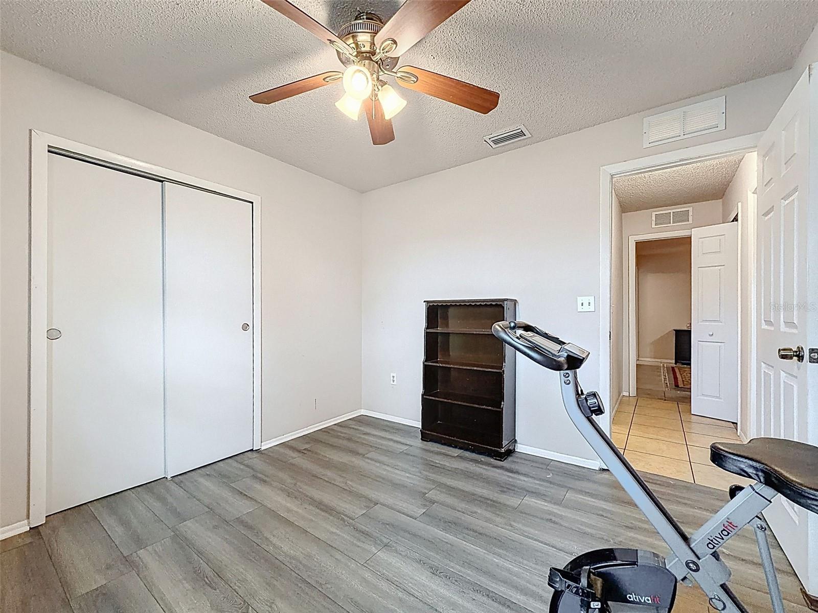 1 of 3 total bedrooms.