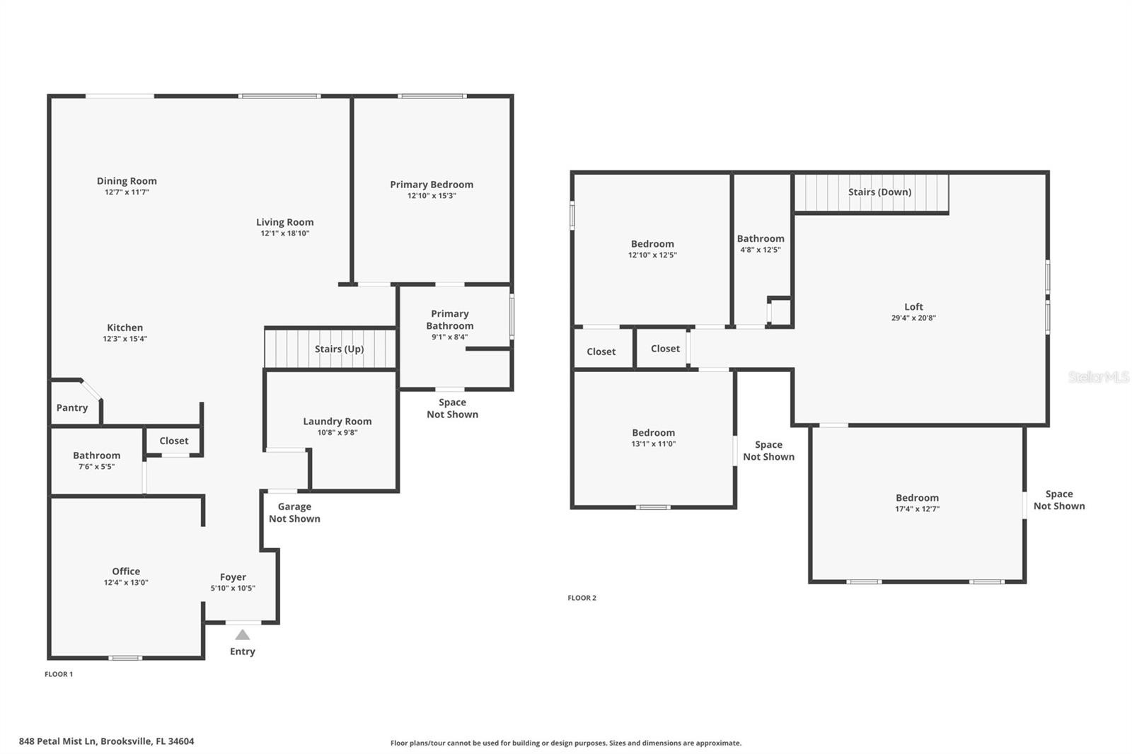 848 PETAL MIST LN, BROOKSVILLE, FL, 34604