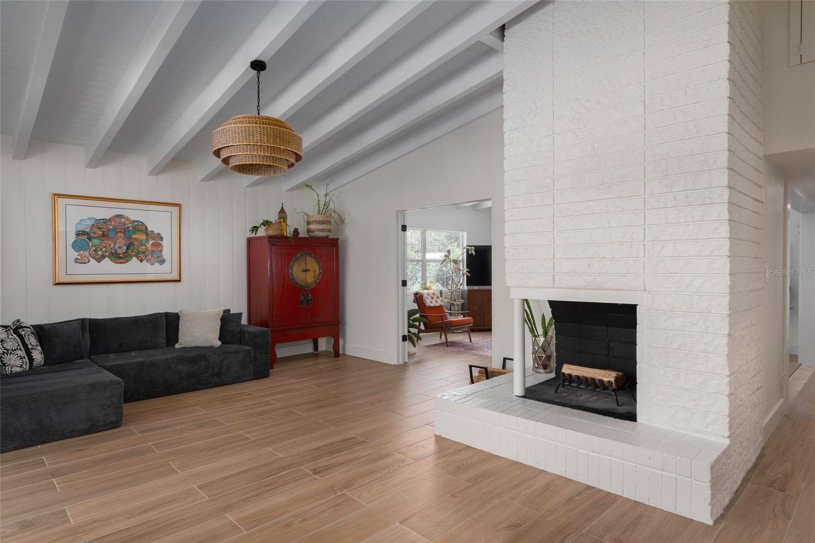 Functional fireplace