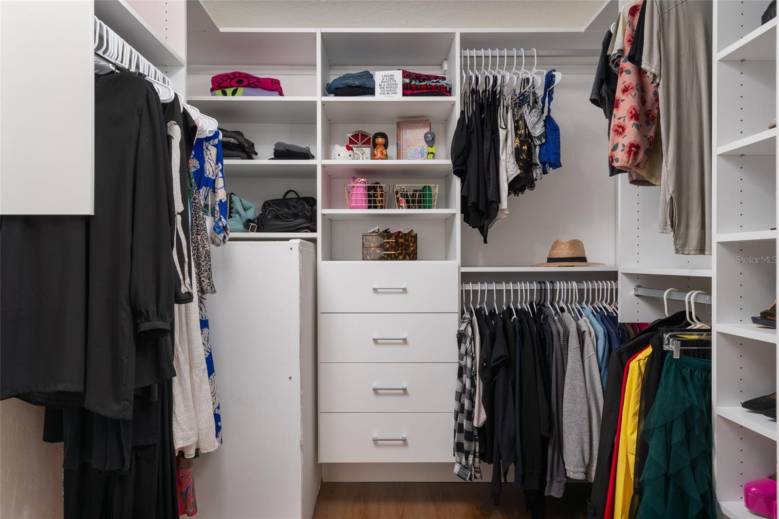 Custom walk in closet