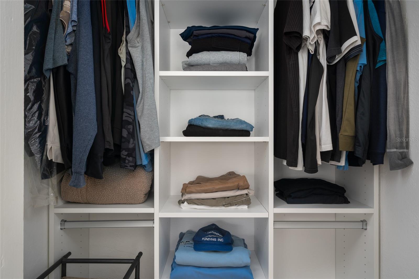 Custom built in closet