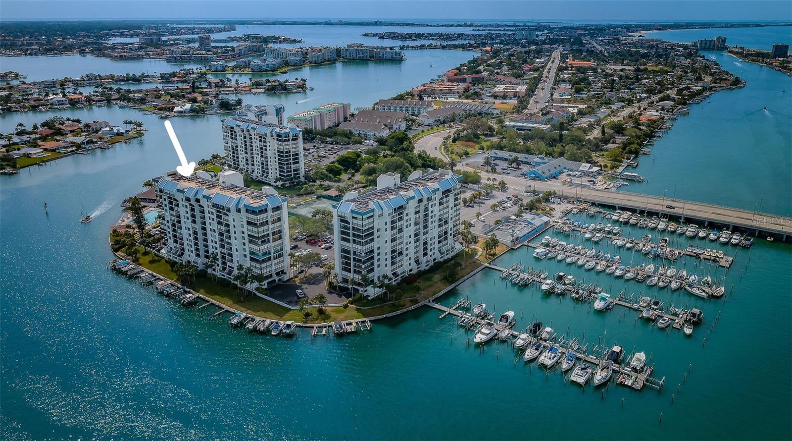 Intrepid building at the Yacht & Tennis Club of St. Pete Beach