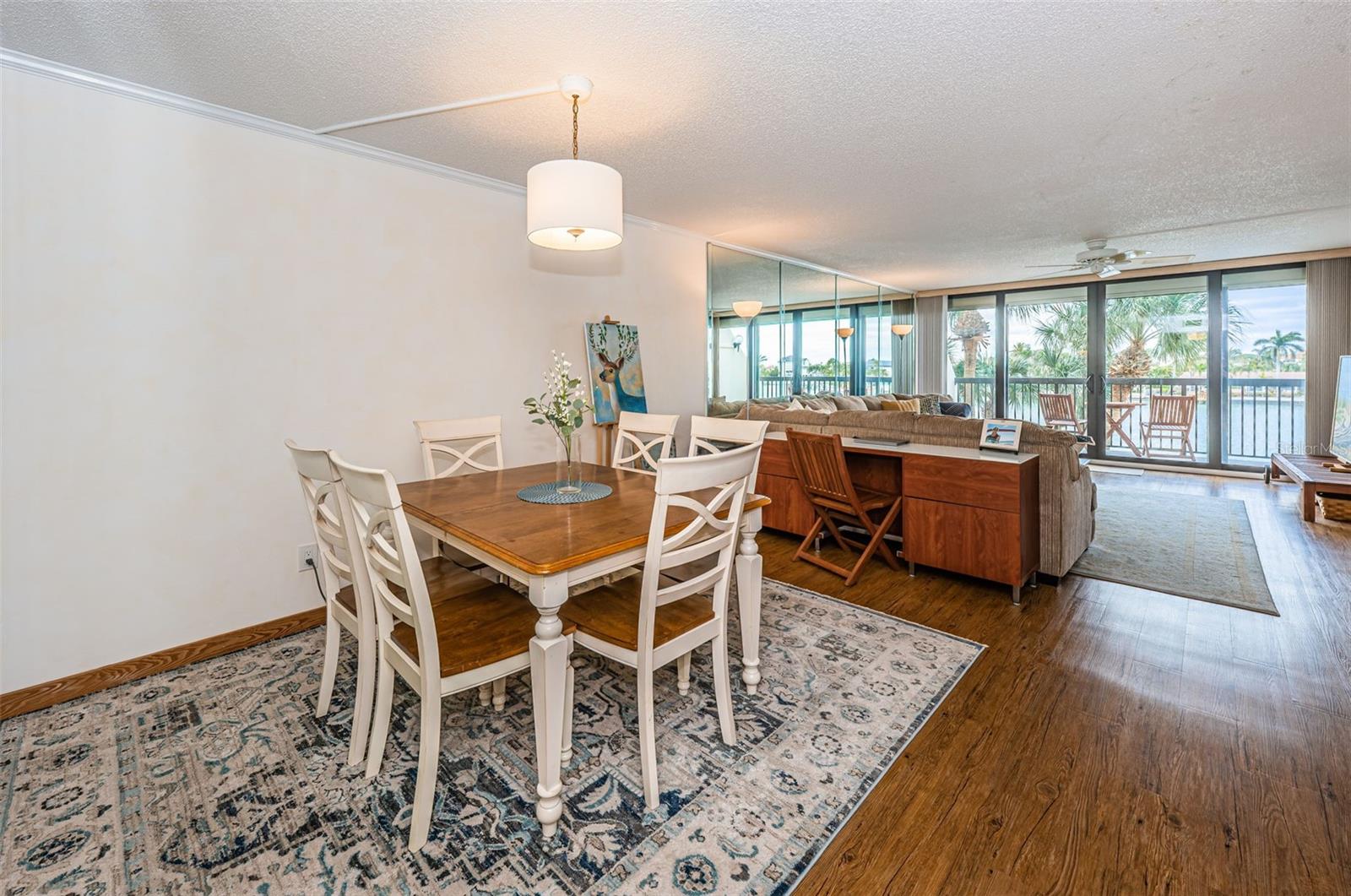 Dining / Living Room overlooking the waterfront
