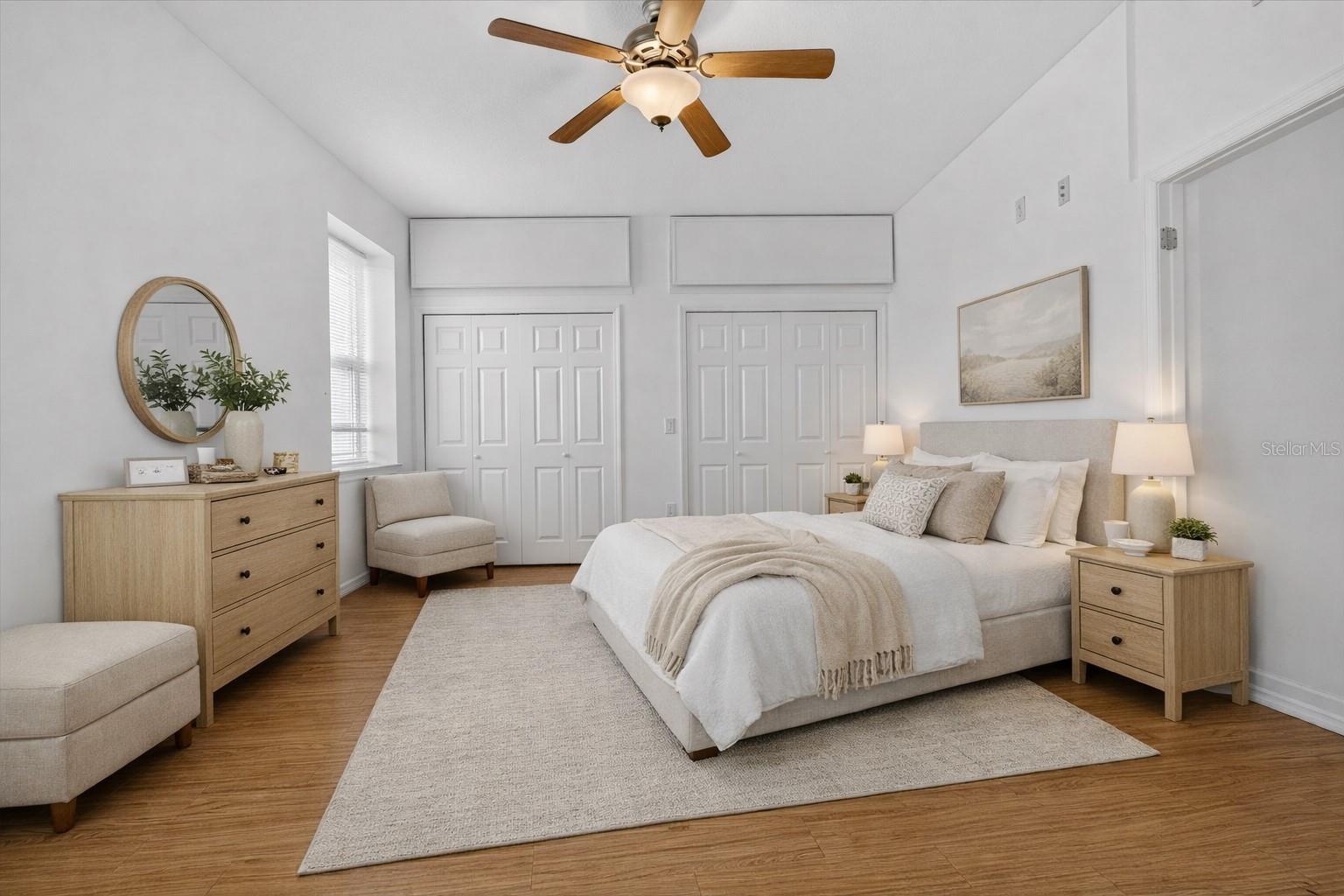 Virtual Staging Master Bedroom