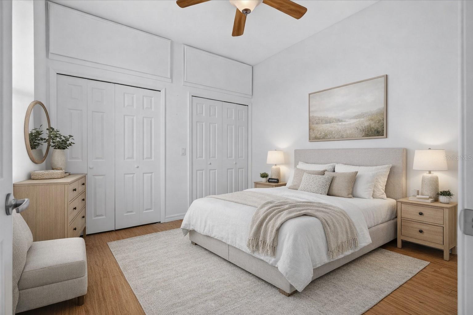 1st floor bedroom virtual staging
