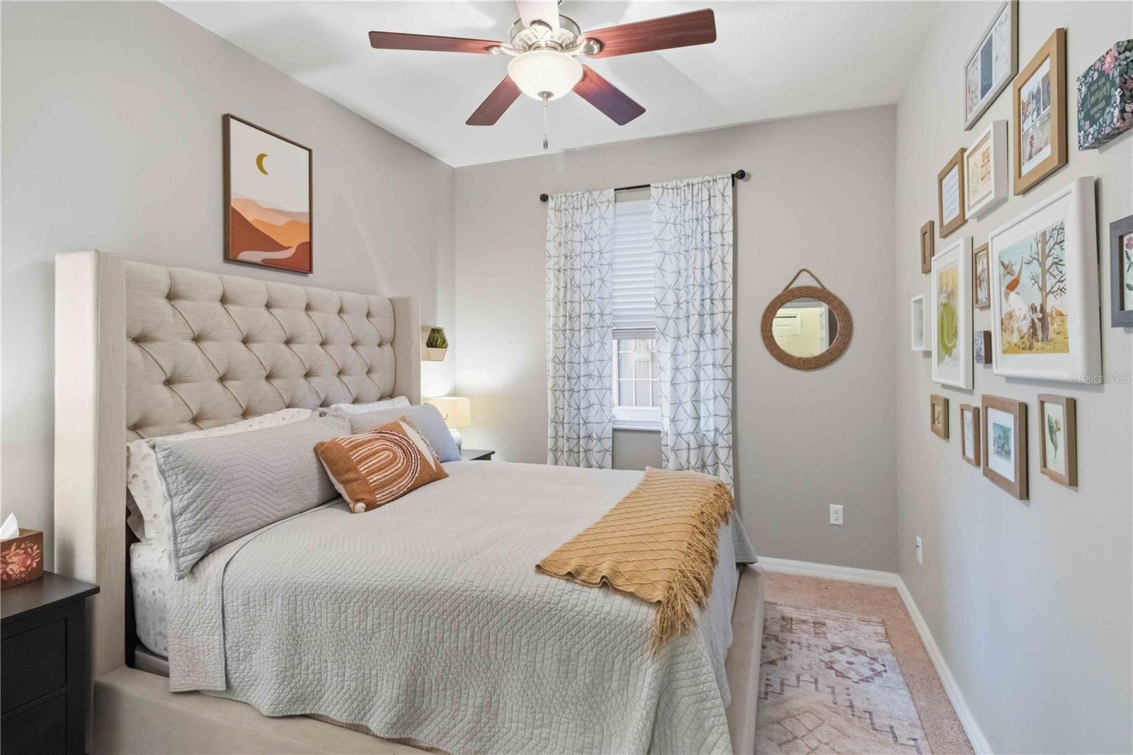 Downstairs guest room.