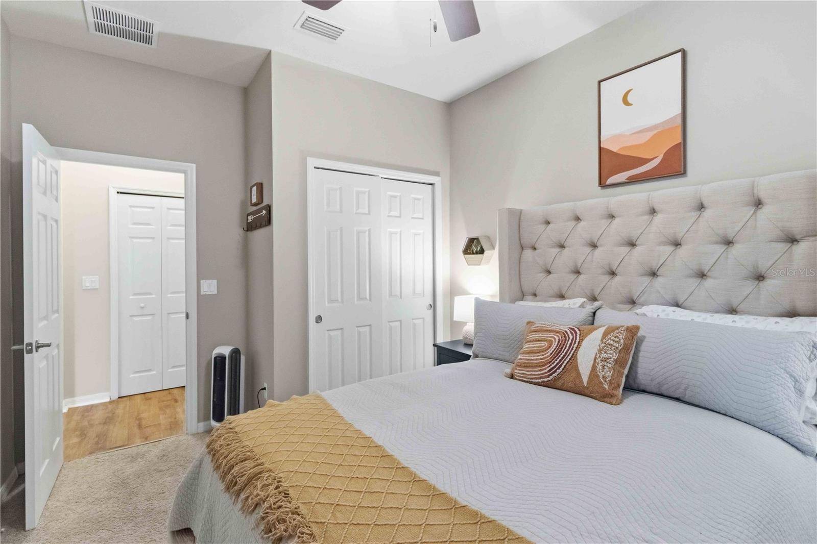 Downstairs guest room.