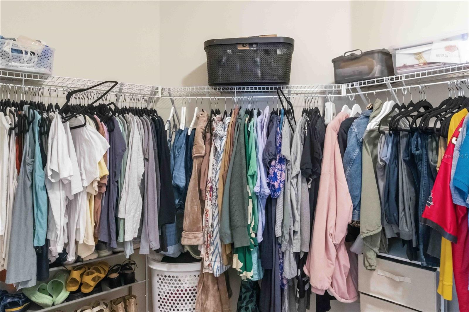 Primary walk-in closet