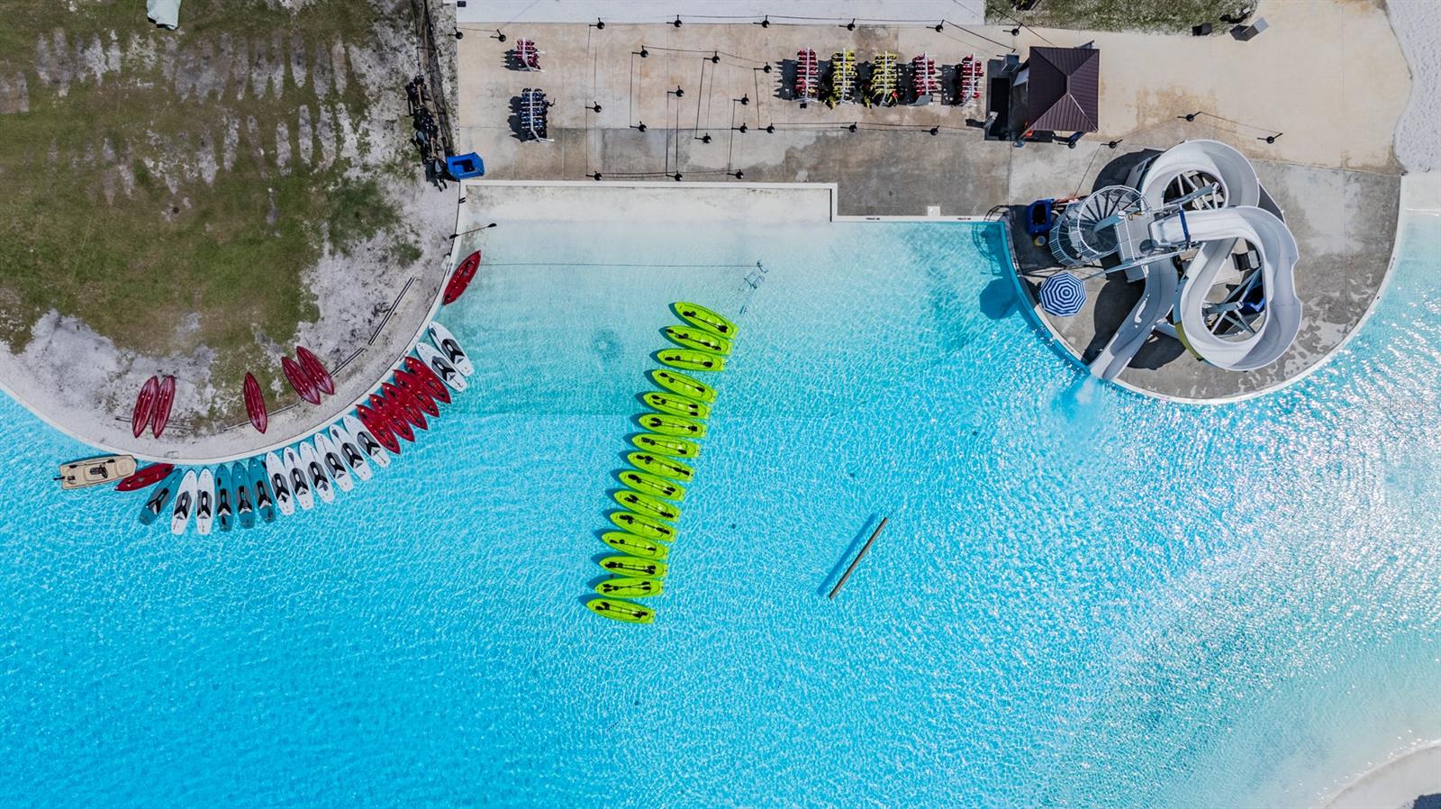 Water slides or Kayaks? BOTH!!!