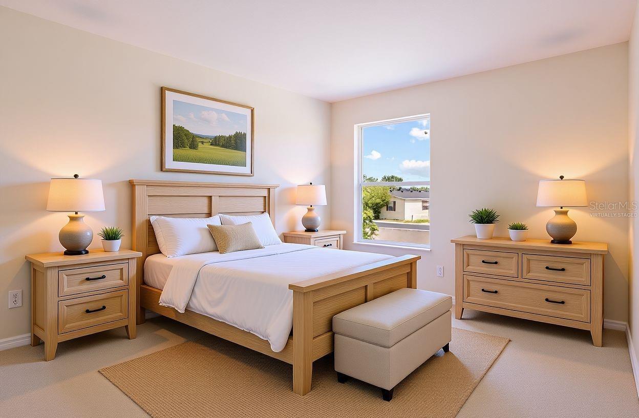 Virtually Staged Bedroom 2