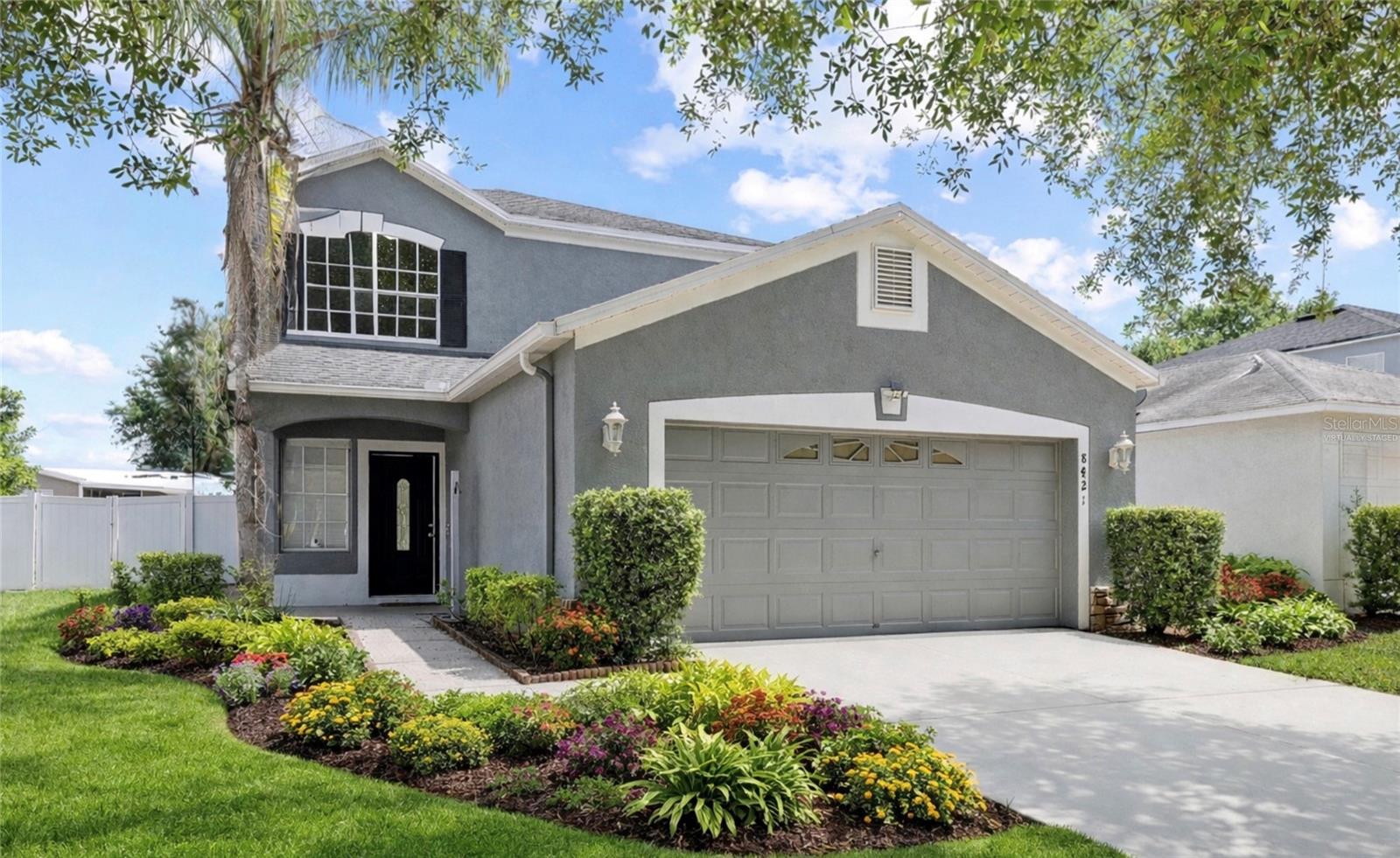 Virtually Staged Reimagined Front Yard