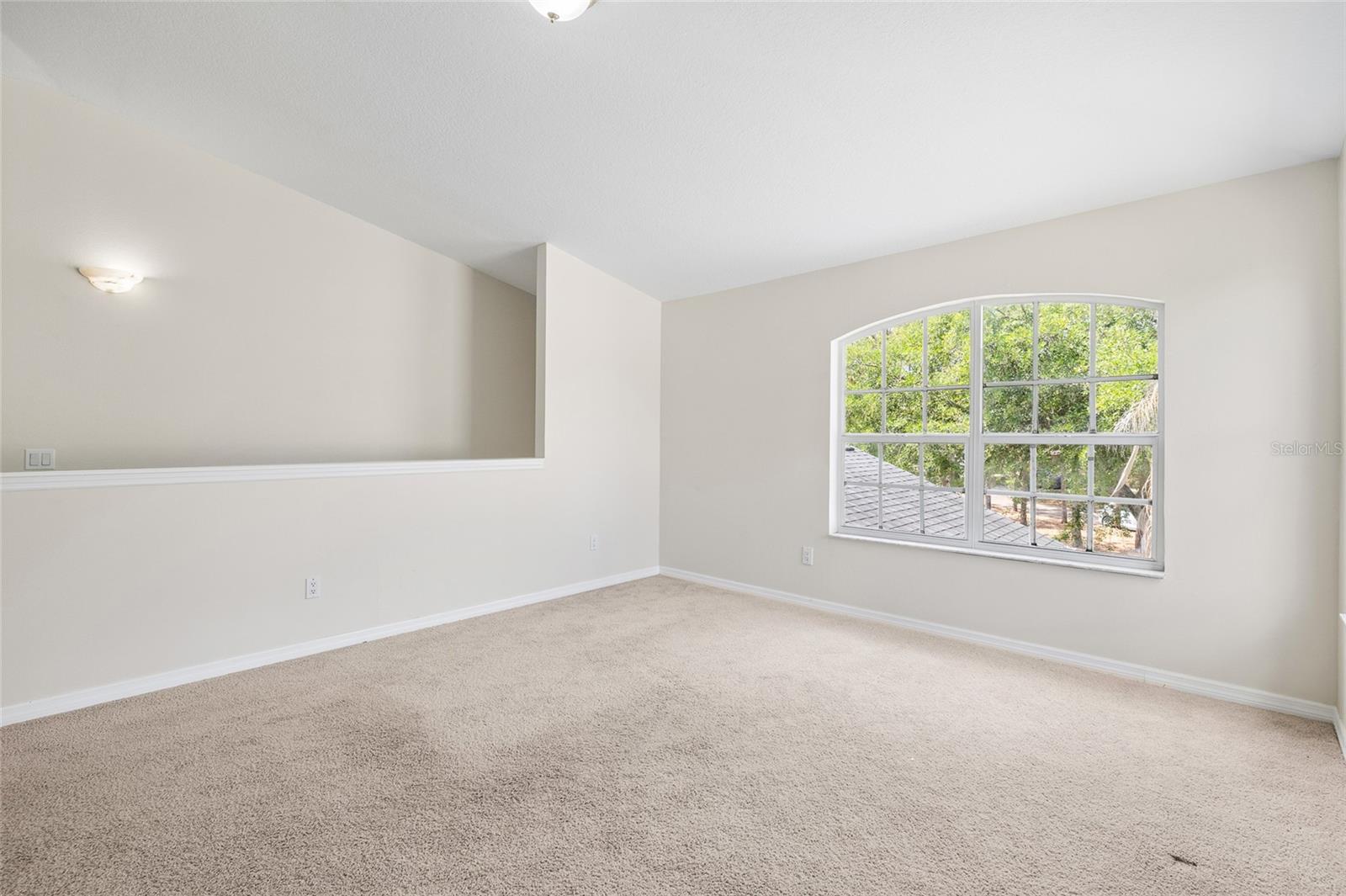 Loft is light and bright with plenty of space to lounge