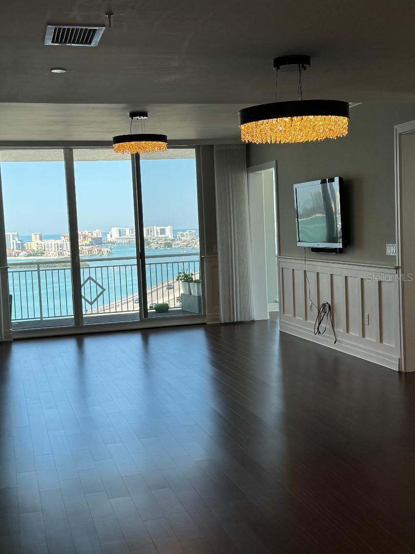 living room with views