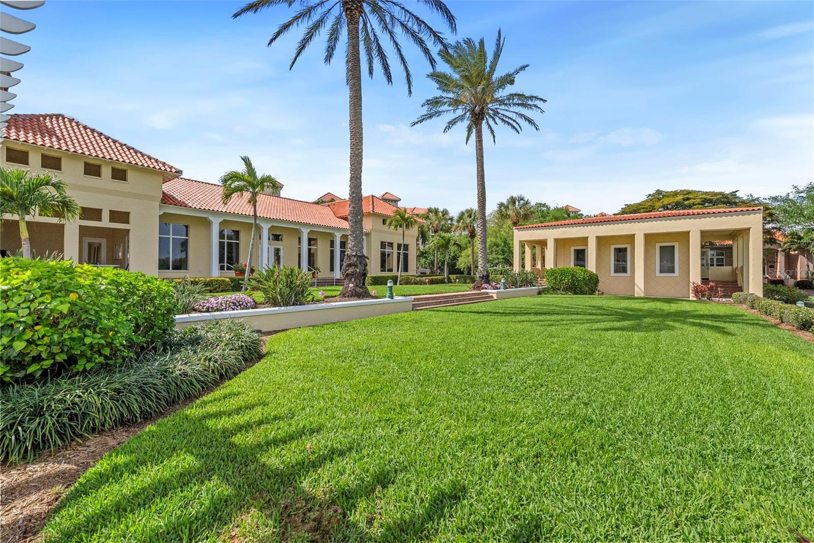 Rear view Clubhouse & Library