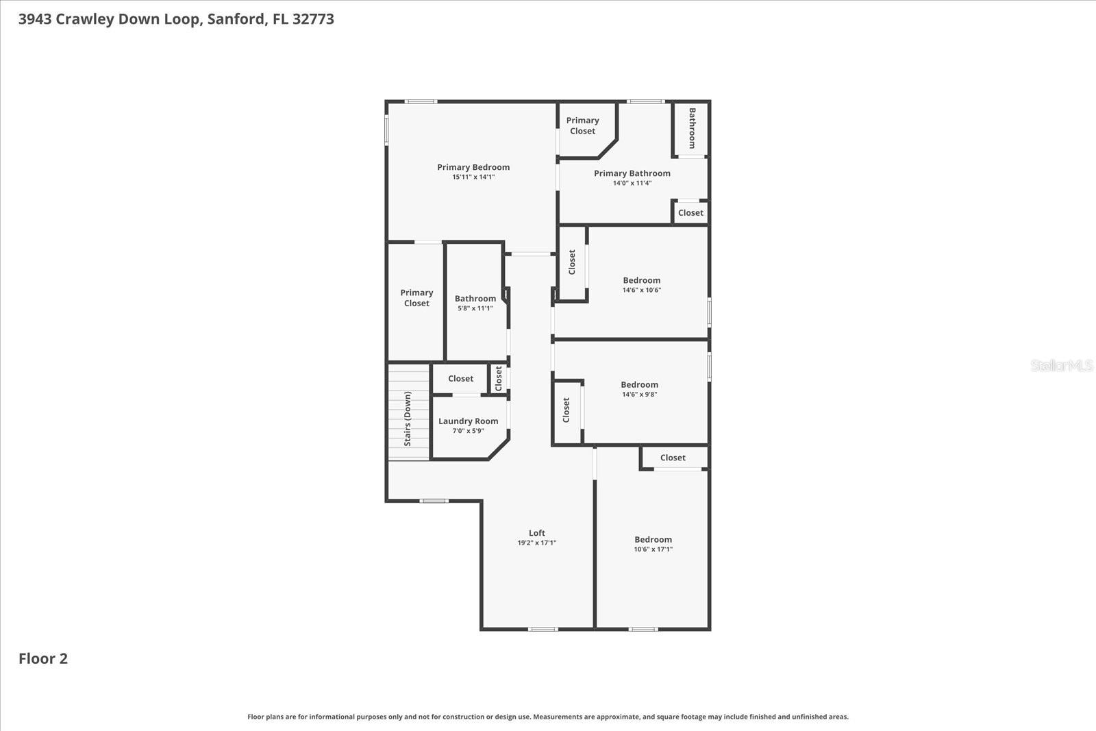 3943 CRAWLEY DOWN LOOP, SANFORD, FL, 32773