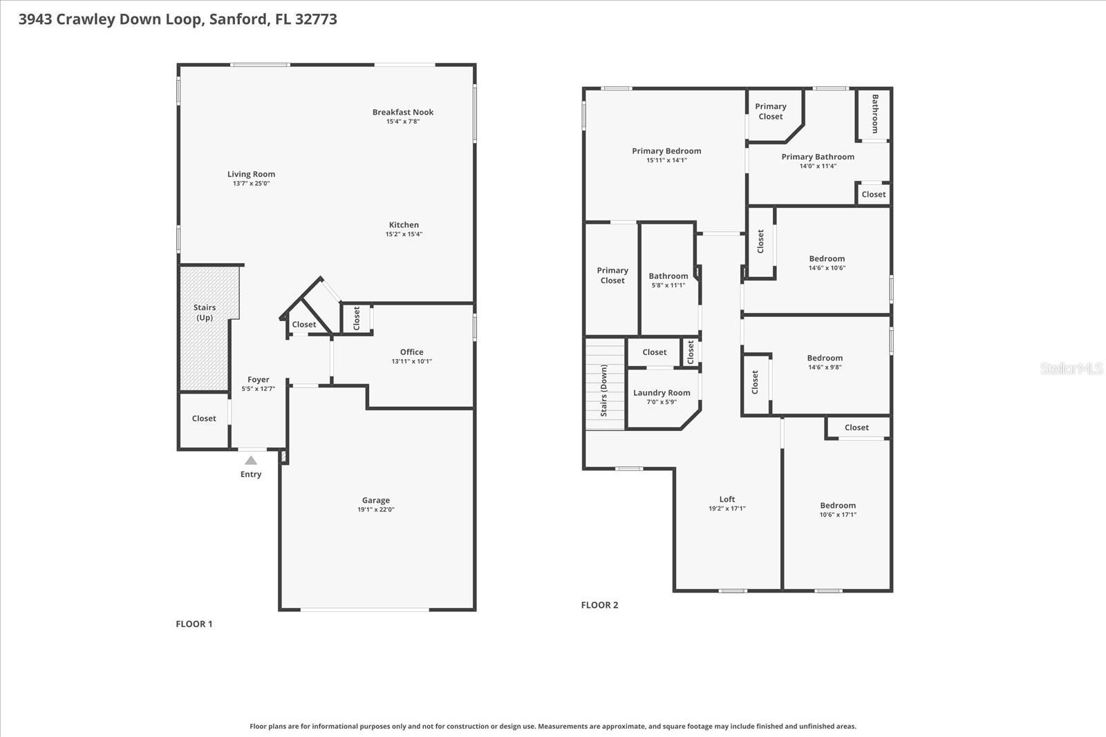 3943 CRAWLEY DOWN LOOP, SANFORD, FL, 32773