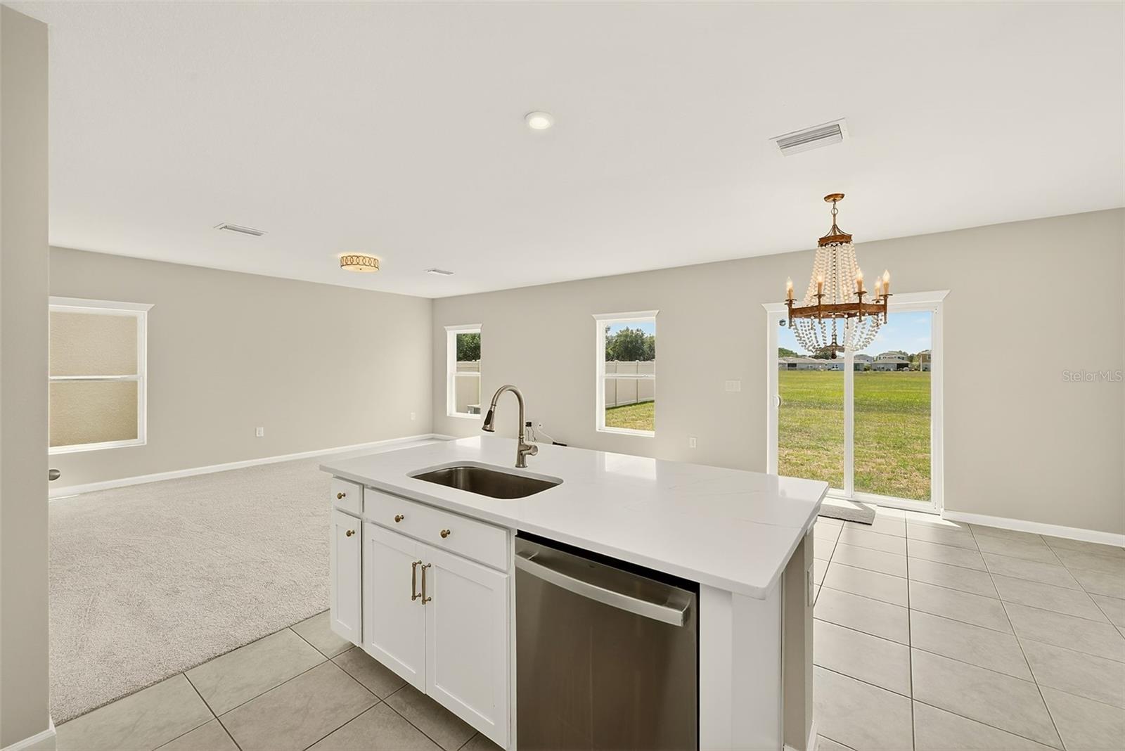 KITCHEN WITH NEW DISHWASHER