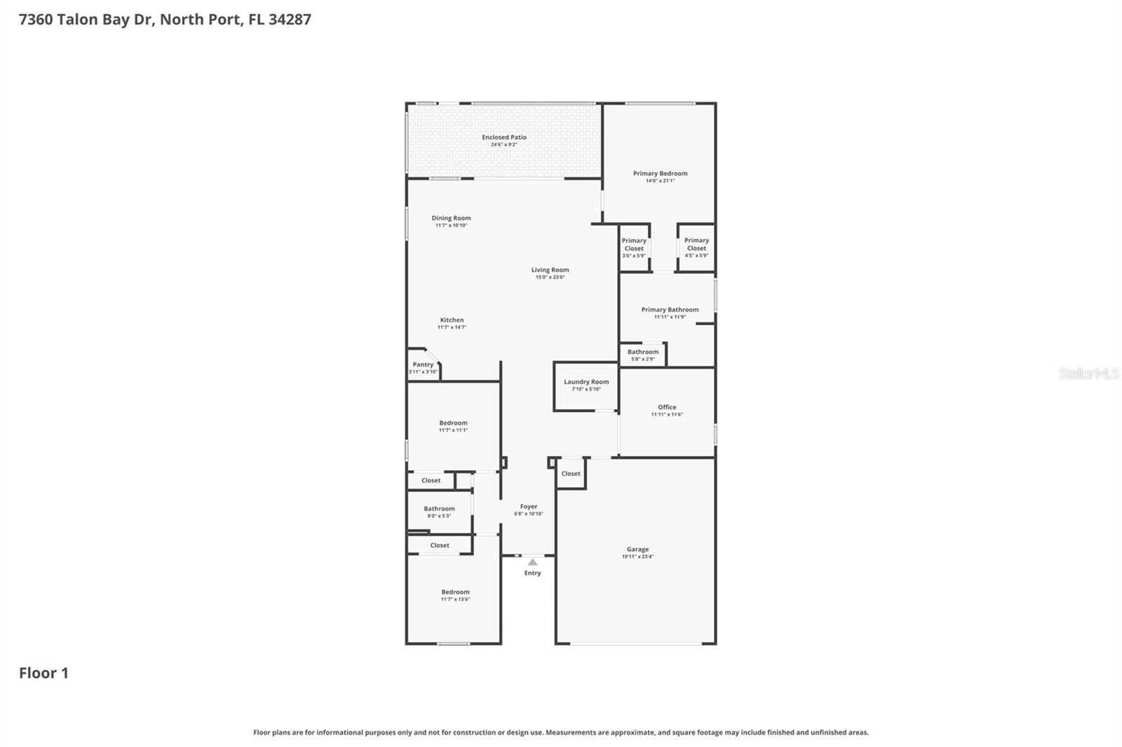 7360 TALON BAY DR, NORTH PORT, FL, 34287