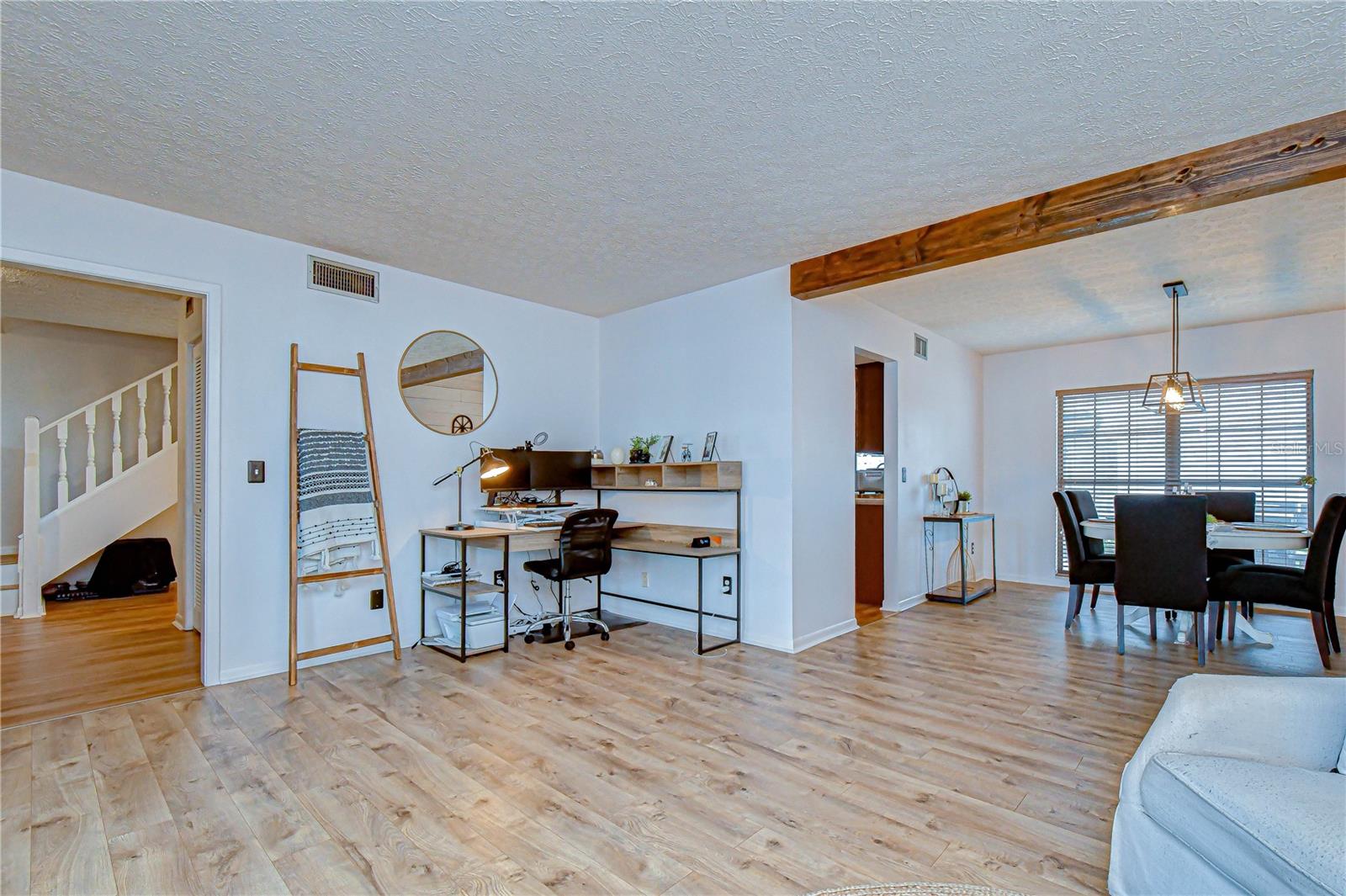 Light-filled space ideal for entertaining or relaxing.