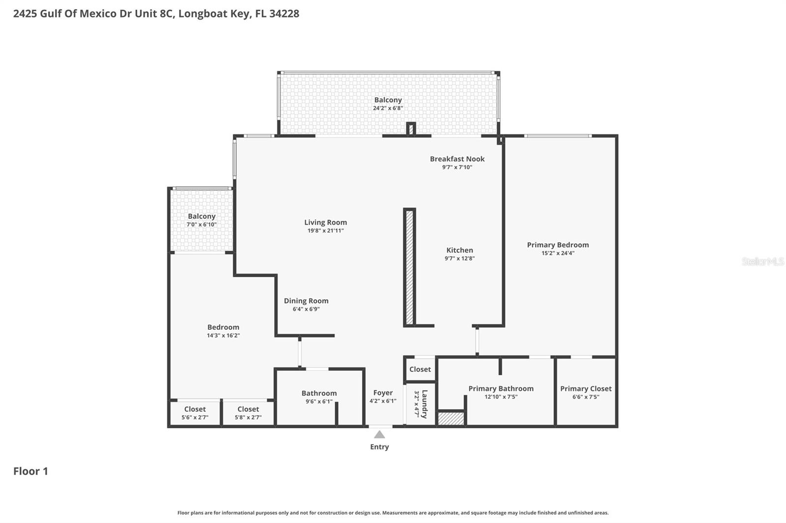 2425 GULF OF MEXICO DR #8C, LONGBOAT KEY, FL, 34228