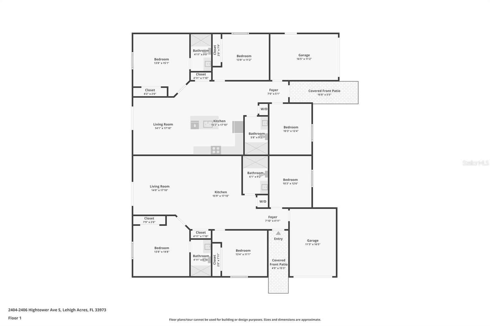 2406 HIGHTOWER AVE S, LEHIGH ACRES, FL, 33973