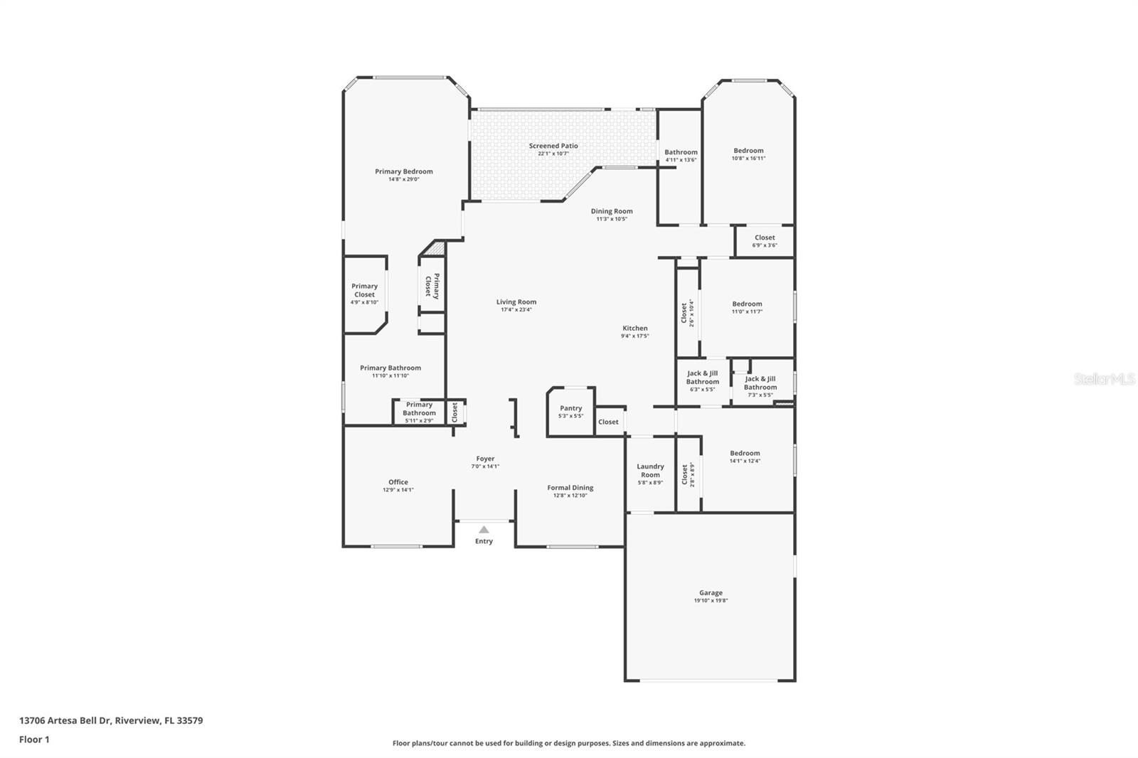 13706 ARTESA BELL DR, RIVERVIEW, FL, 33579