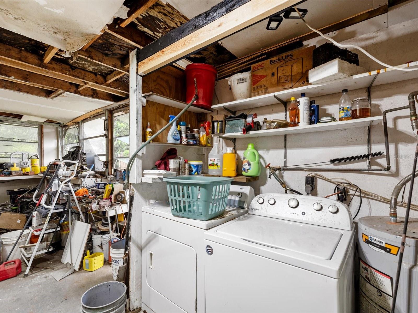 Laundry in Florida Room