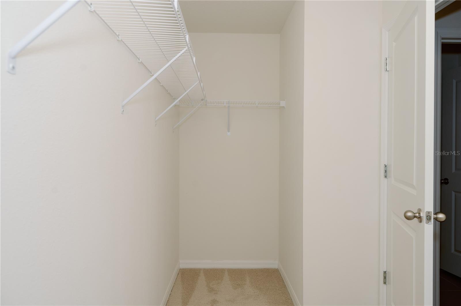 Primary walk-in closet
