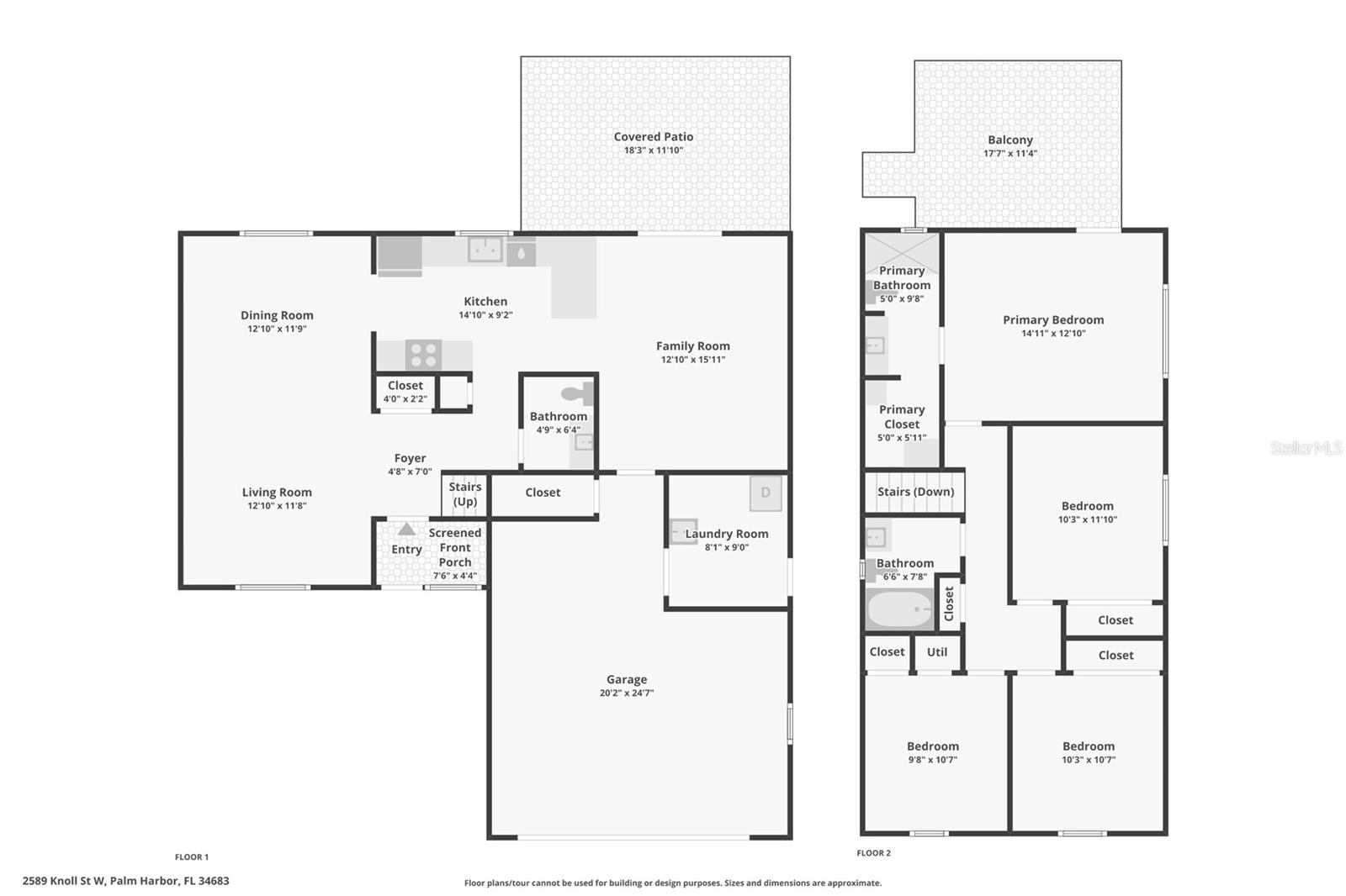 2589 KNOLL ST W, PALM HARBOR, FL, 34683