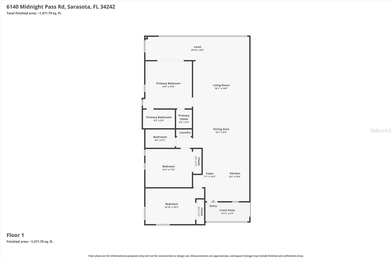 6140 MIDNIGHT PASS RD #501, SARASOTA, FL, 34242