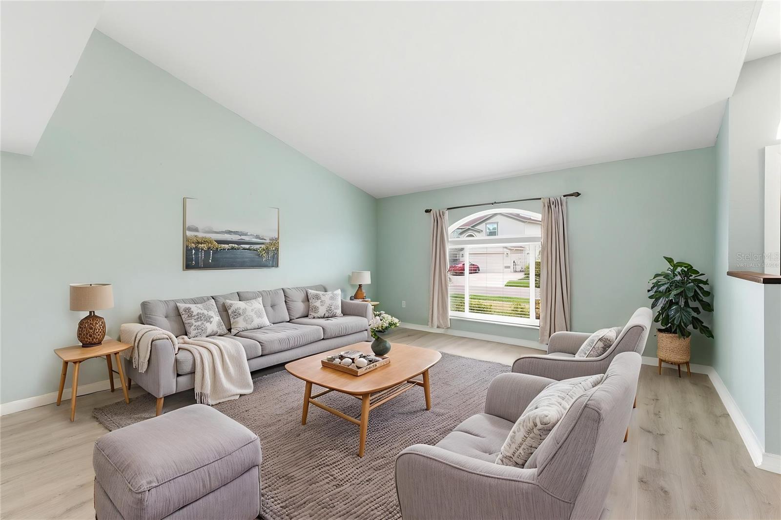 Living Room Virtually Staged