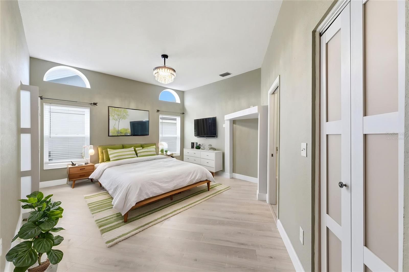 Primary Bedroom Virtually Staged
