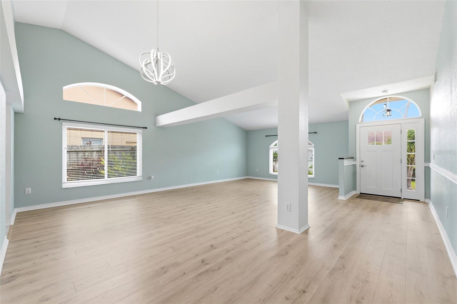 Foyer/Living Room/Dining Room