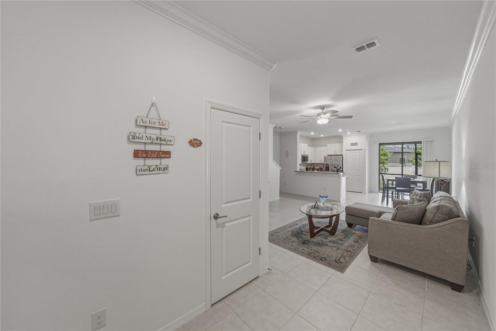 Foyer with Coat Closet