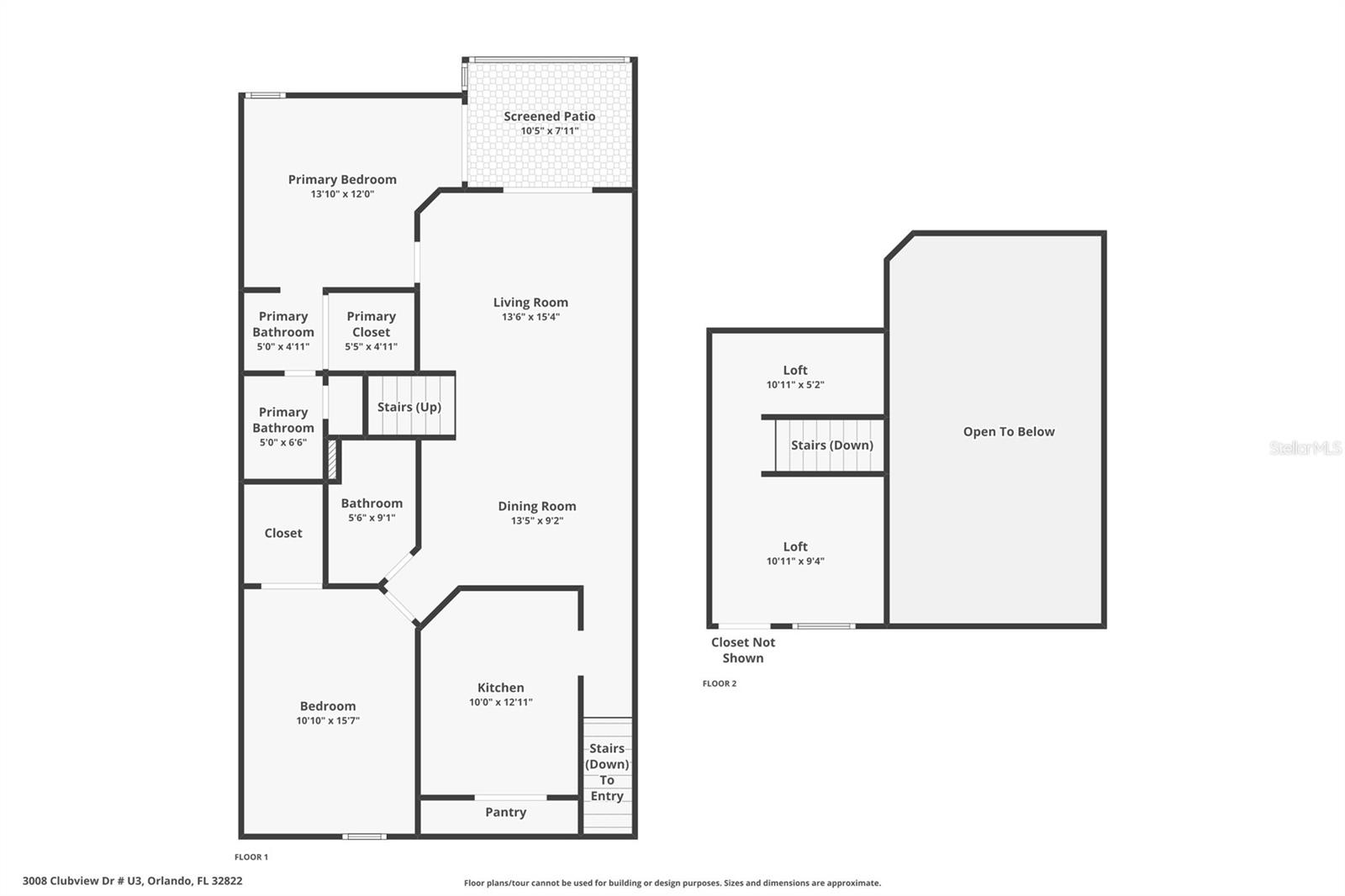 3008 CLUBVIEW DR #U3, ORLANDO, FL, 32822