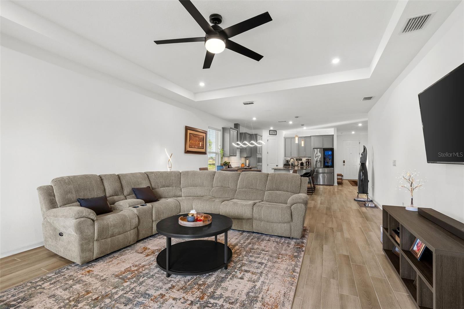 Living area in great room