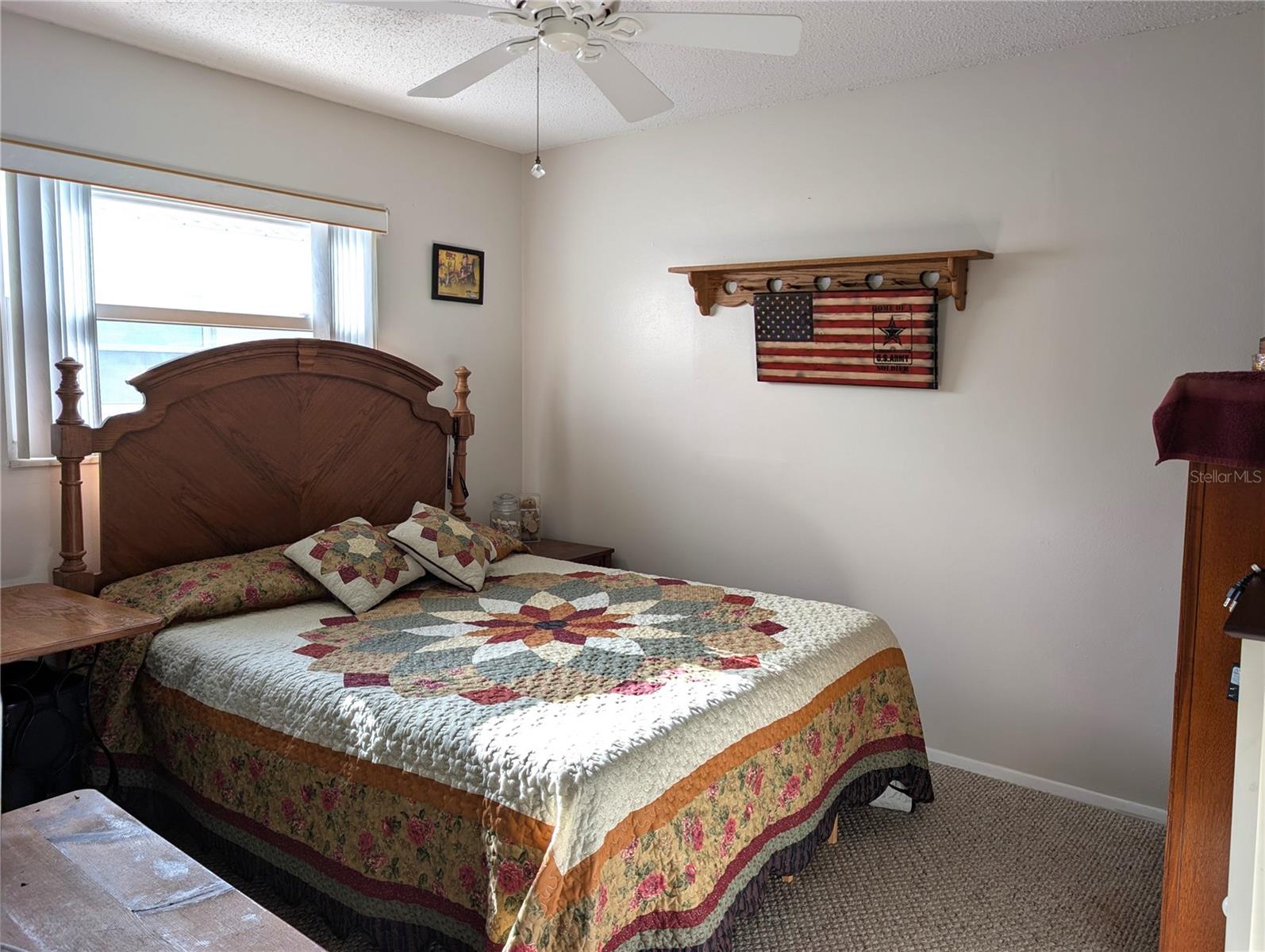 Primary Bedroom on right with walk-in closet