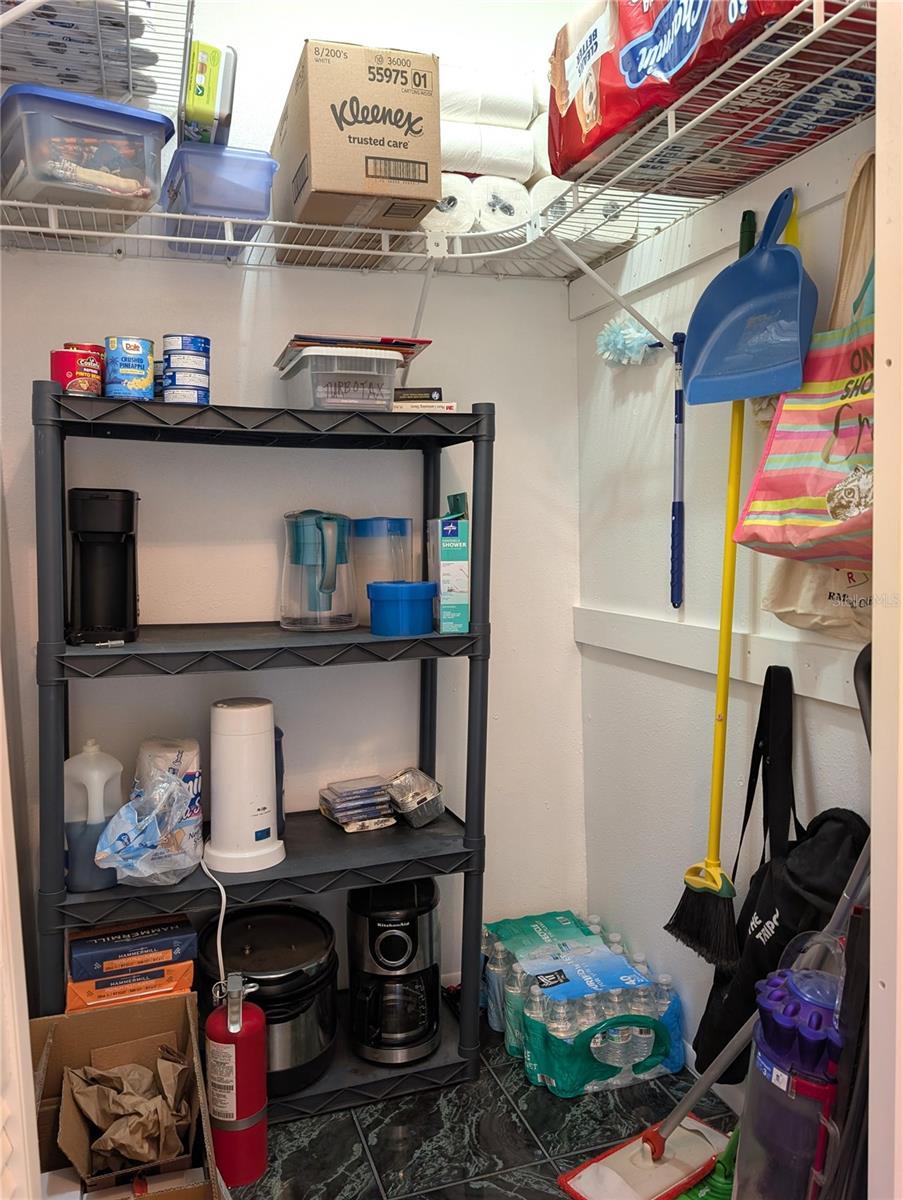 Storage Closet in Hallway