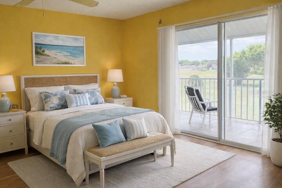 Virtually Staged 2nd Floor bedroom